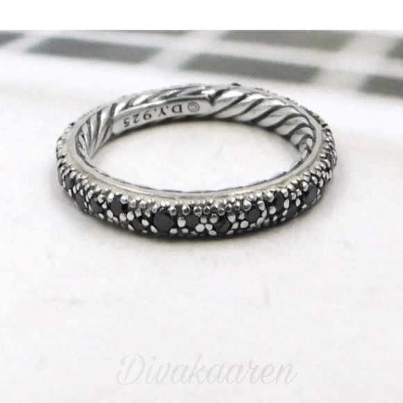 David Yurman Jewelry - DAVID YURMAN Midnight Melange Black Diamond Ring 5